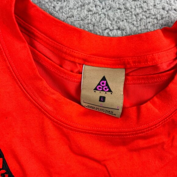 Nike ACG Habanero Red Orange Tank Top CD4544-634 Womens Size Large - Picture 2 of 6